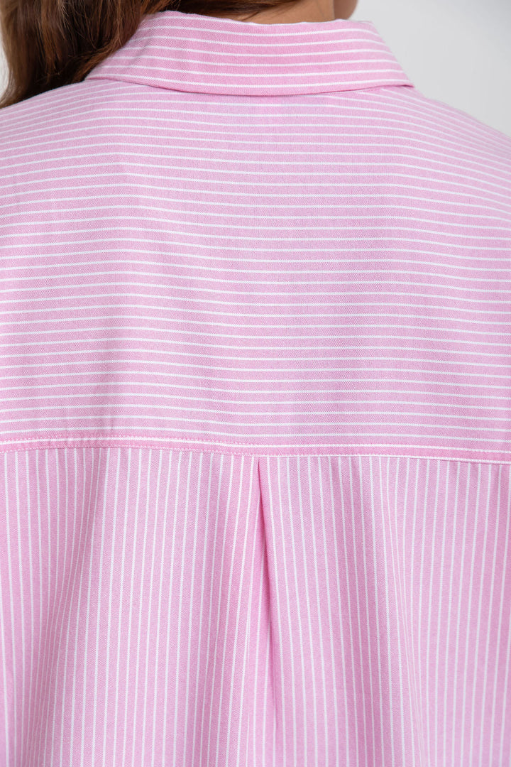 Bentley Relaxed-Fit Shirt - Pink Stripe