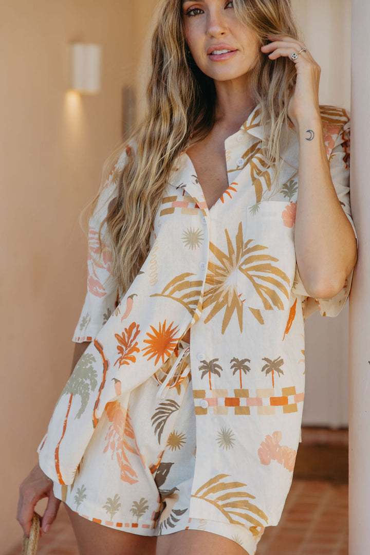 Ella Shirt - Palmira Print