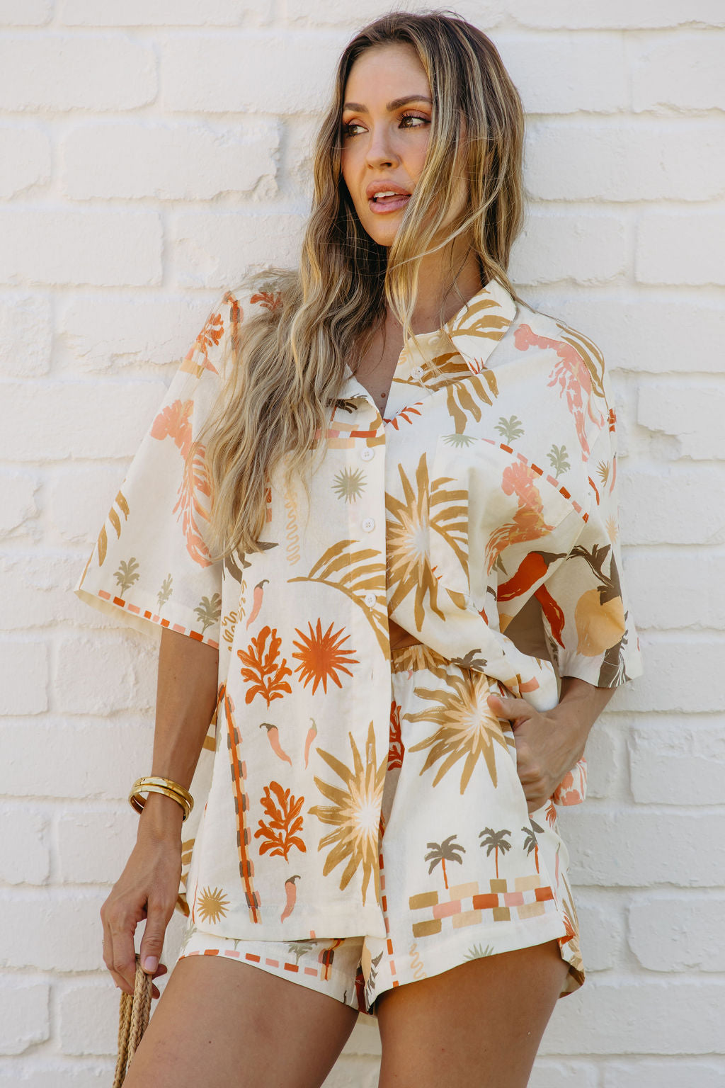 Ella Shirt - Palmira Print