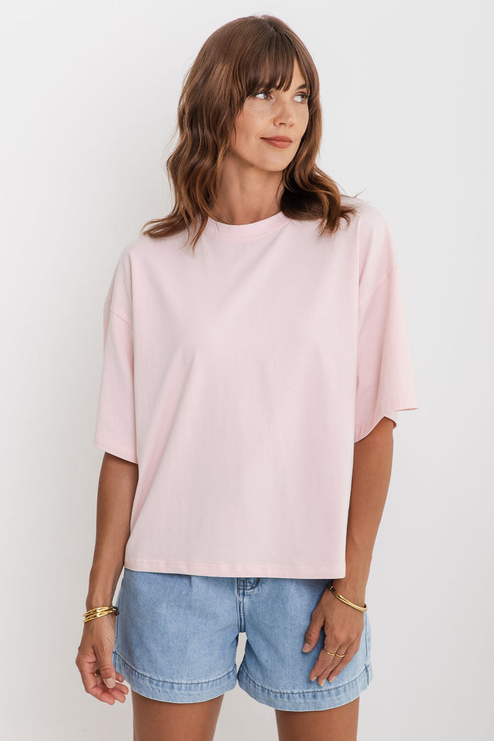 Koah Boxy-Fit Tee - Pink