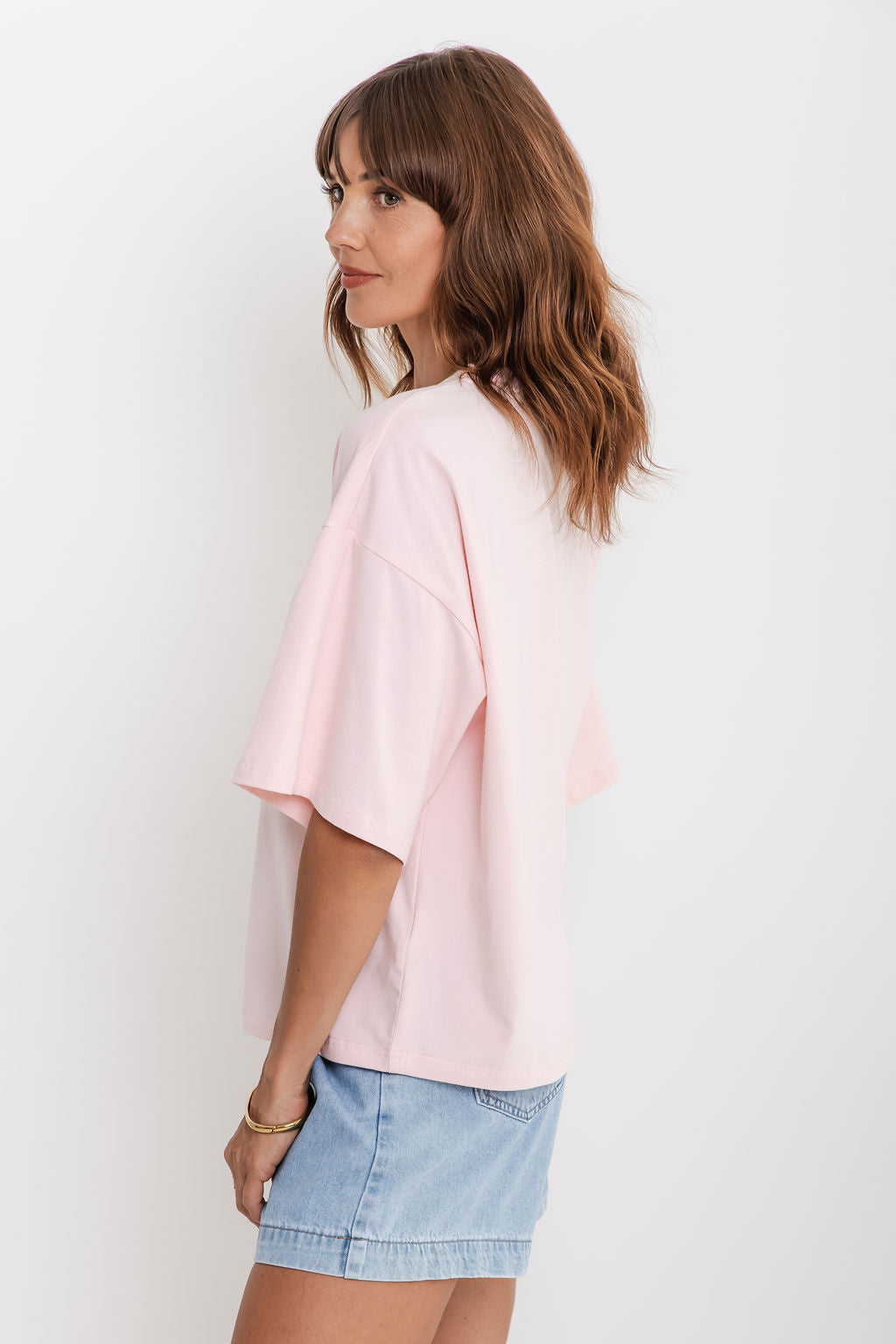 Koah Boxy-Fit Tee - Pink