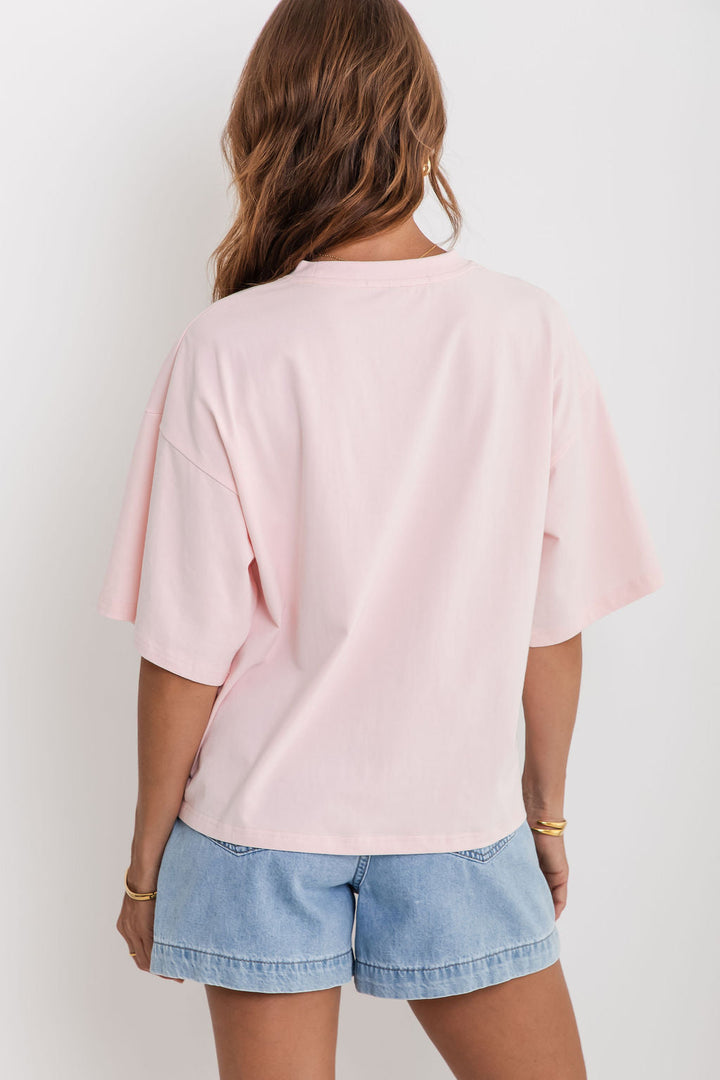 Koah Boxy-Fit Tee - Pink
