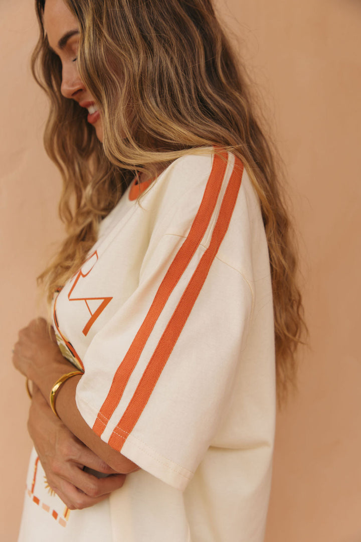 Palmira Graphic Tee - Cream