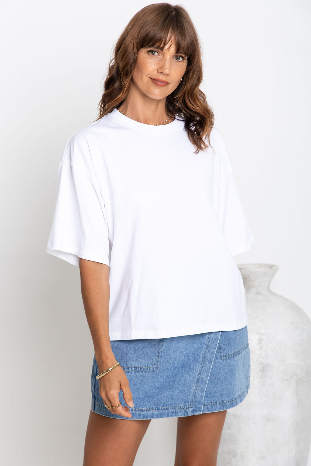 Koah Boxy-Fit Tee - White