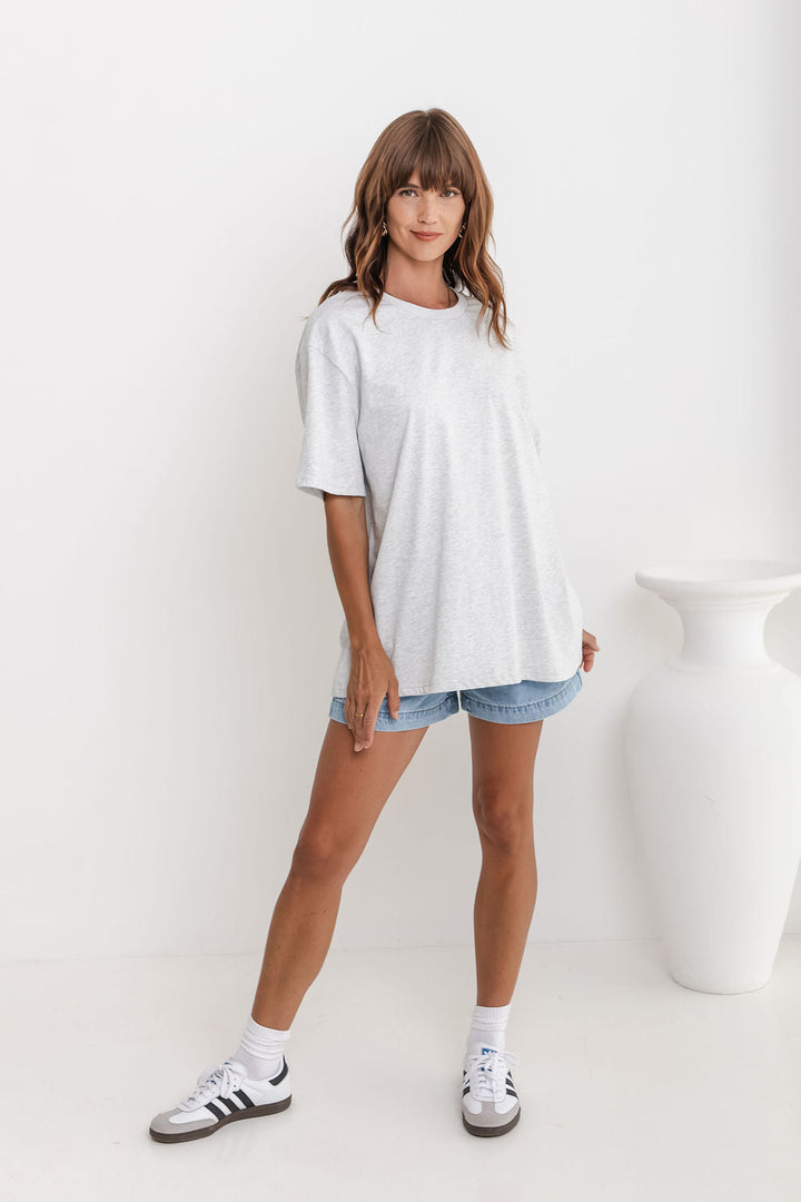 Sonny Relaxed-Fit Tee - Grey Marle