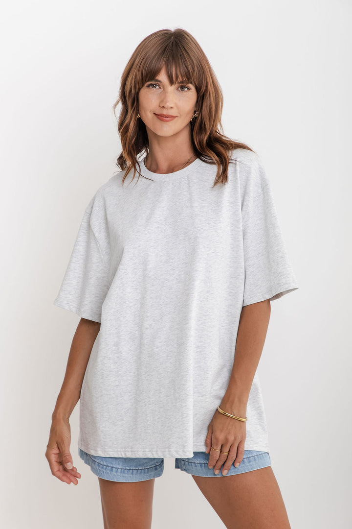 Sonny Relaxed-Fit Tee - Grey Marle