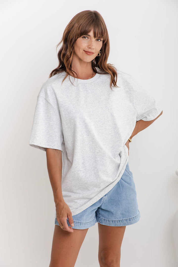 Sonny Relaxed-Fit Tee - Grey Marle