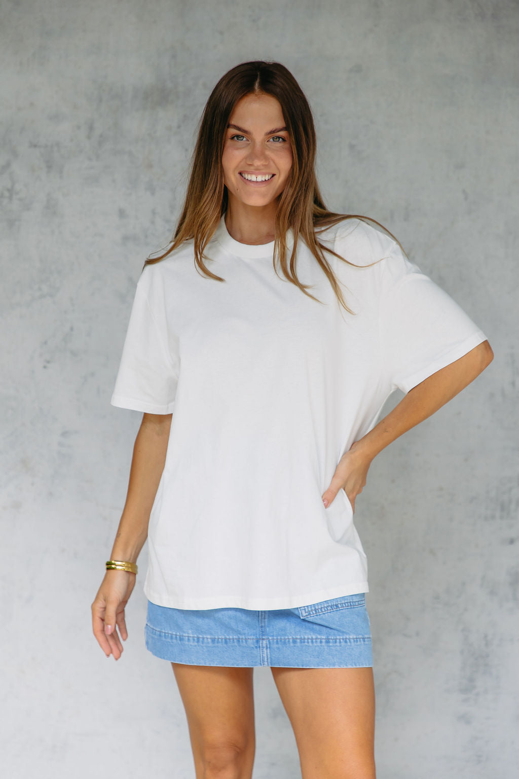 Myles Relaxed-Fit Tee - White