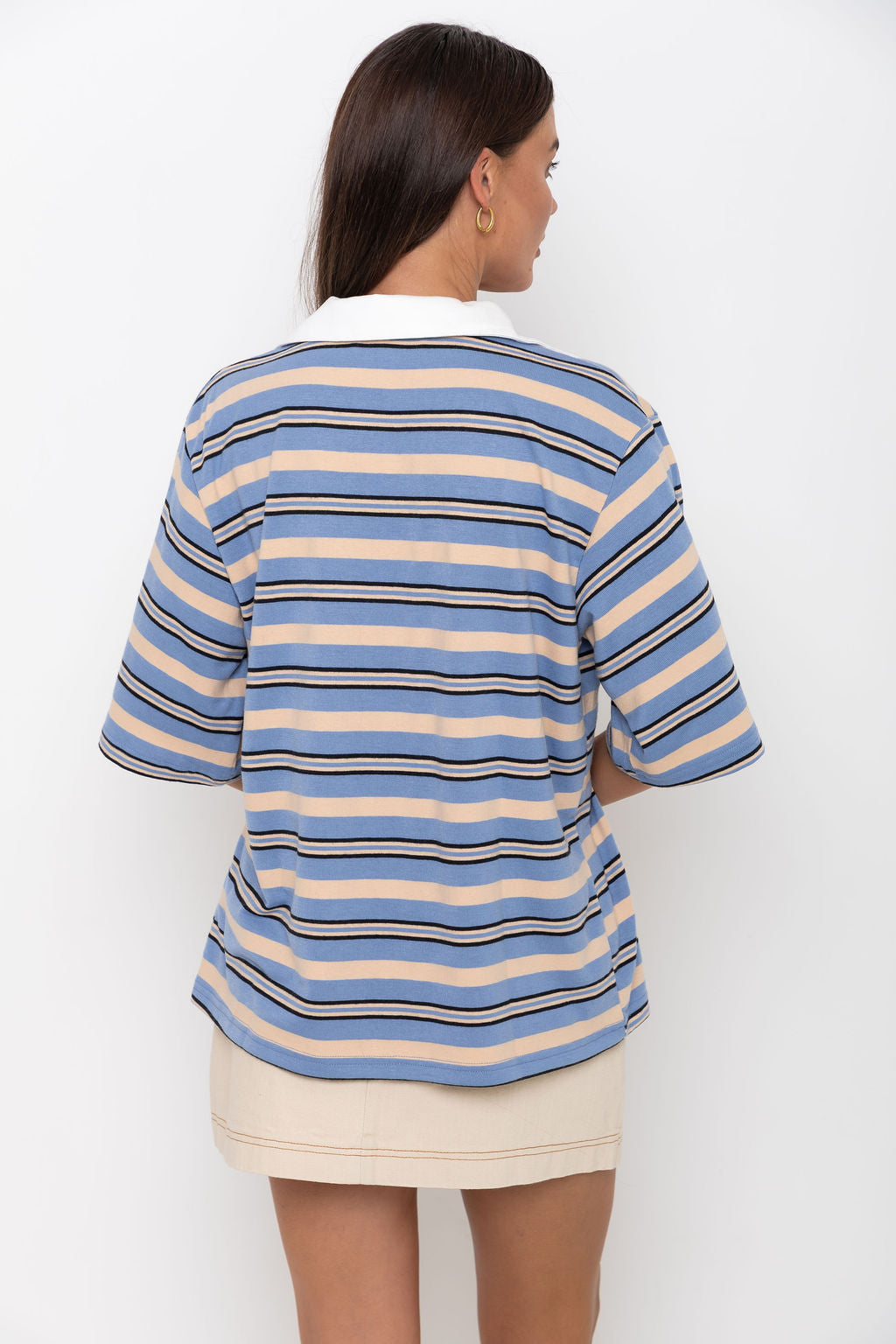 Louie Stripe Top - Blue