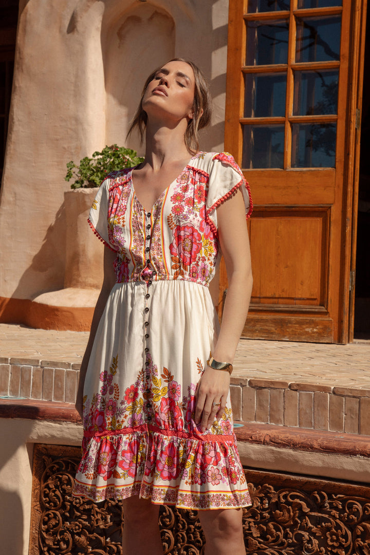 Mari Mini Dress - Fiesta Floral