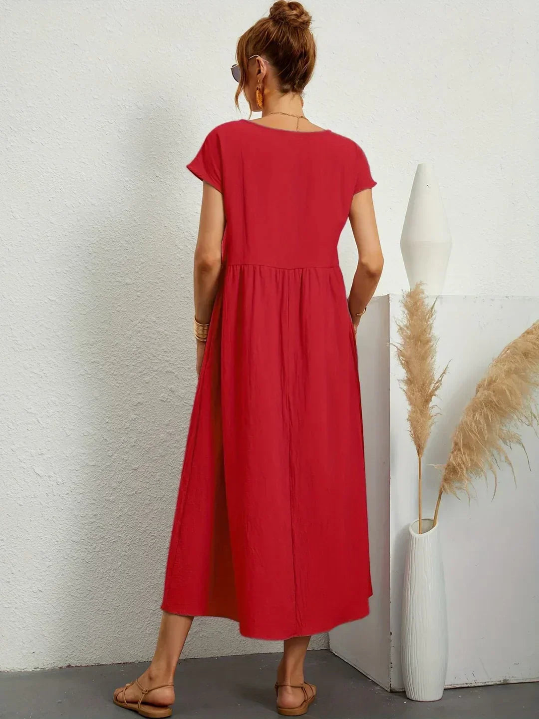 Light Cotton Dress with Pockets