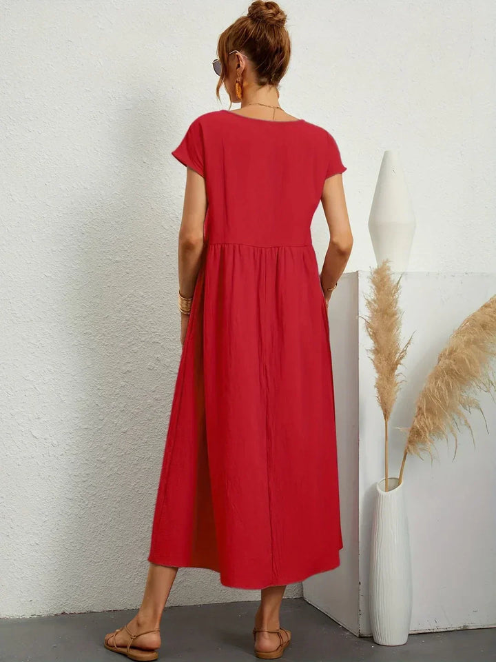 Light Cotton Dress with Pockets
