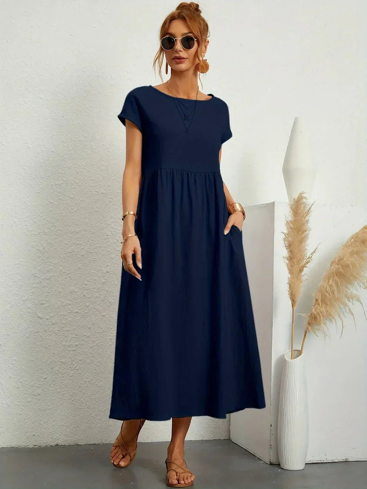 Light Cotton Dress with Pockets