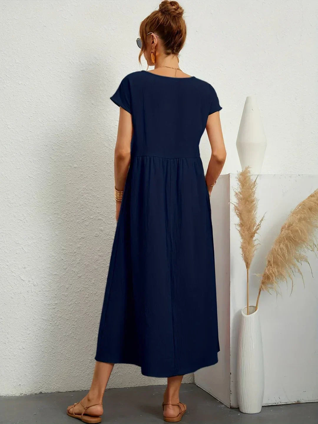 Light Cotton Dress with Pockets