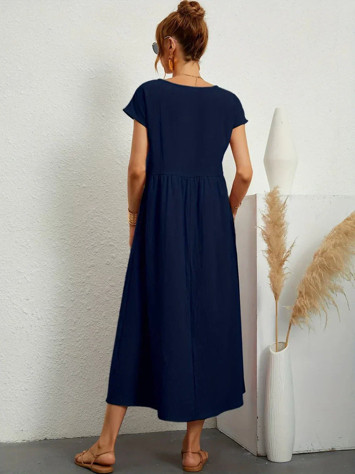 Light Cotton Dress with Pockets