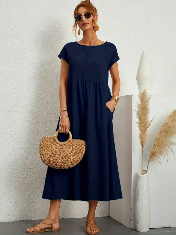 Light Cotton Dress with Pockets