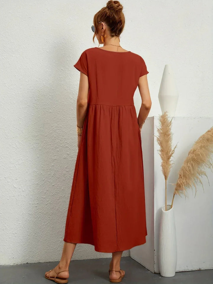 Light Cotton Dress with Pockets