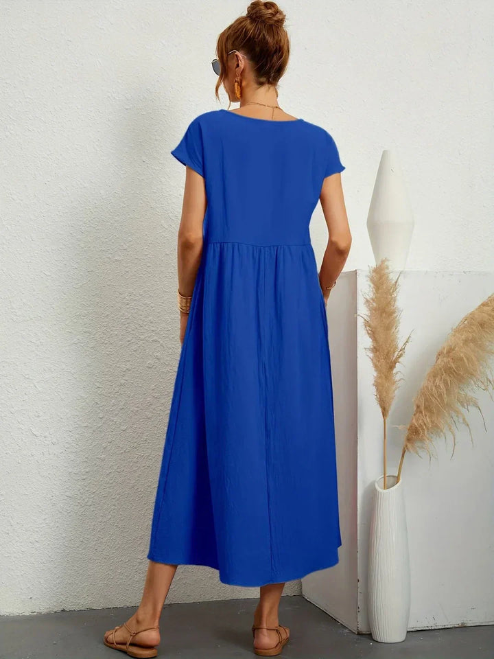 Light Cotton Dress with Pockets