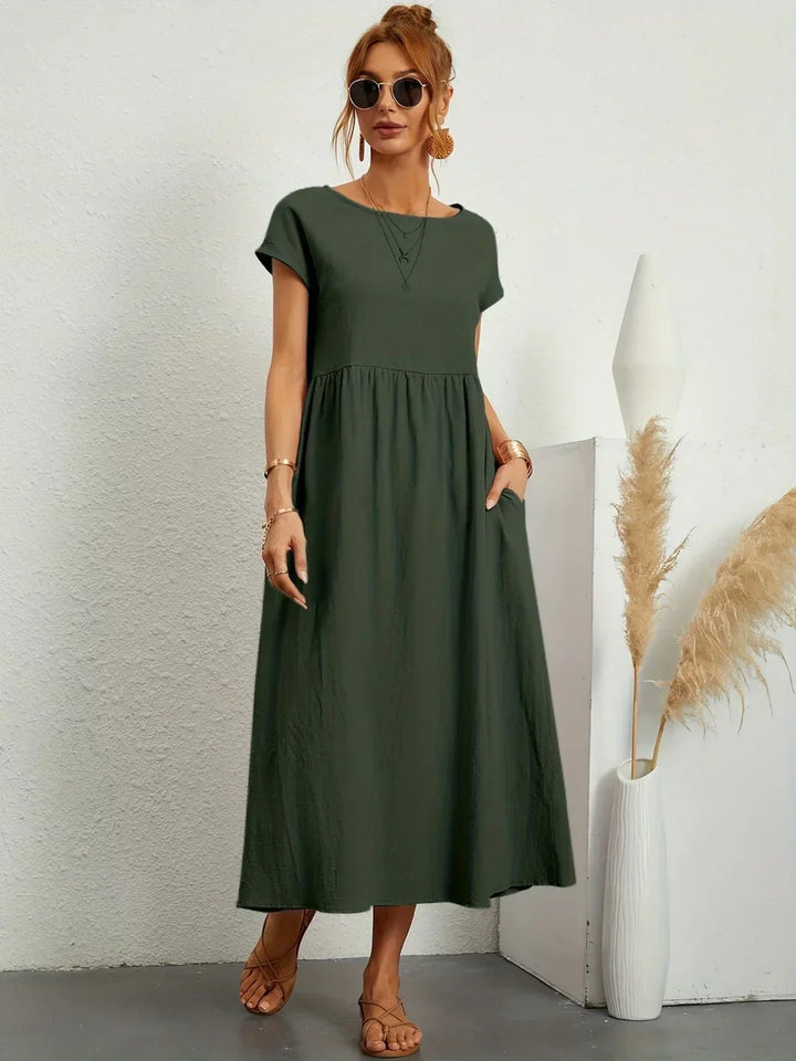 Light Cotton Dress with Pockets