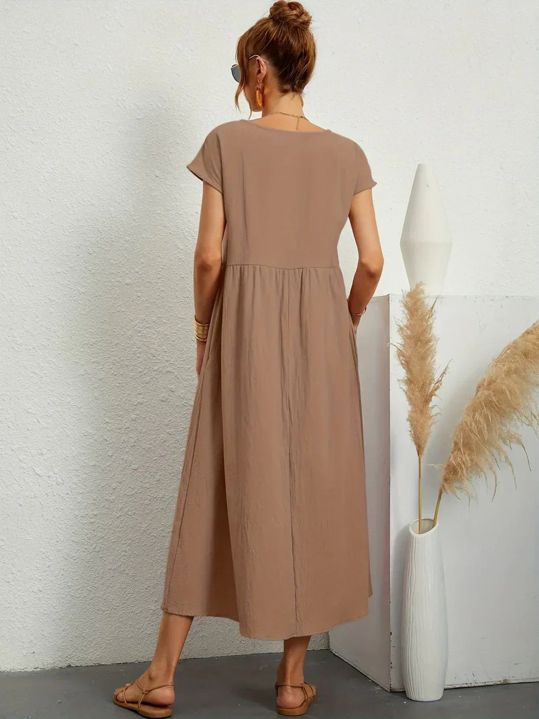 Light Cotton Dress with Pockets