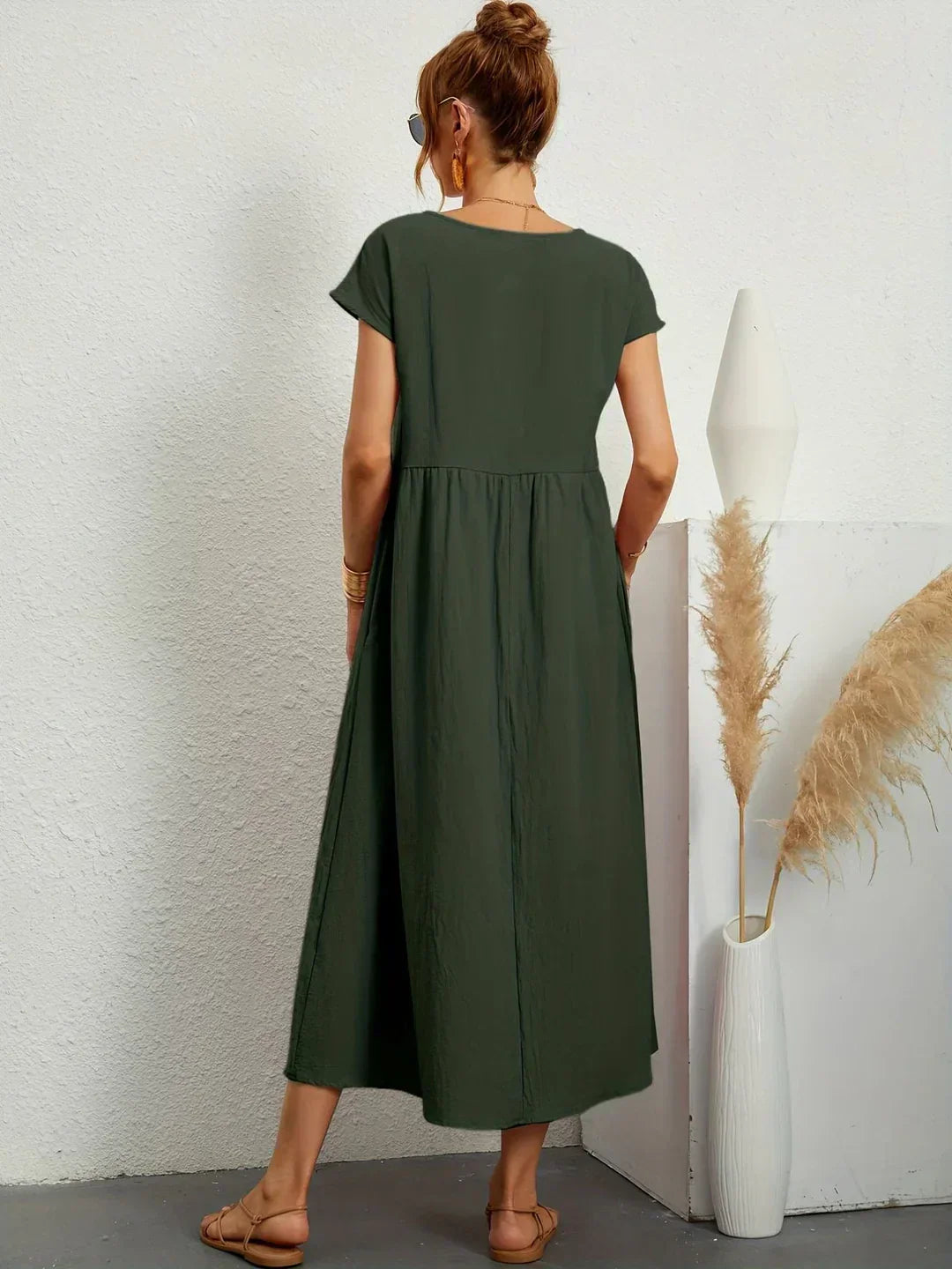 Light Cotton Dress with Pockets