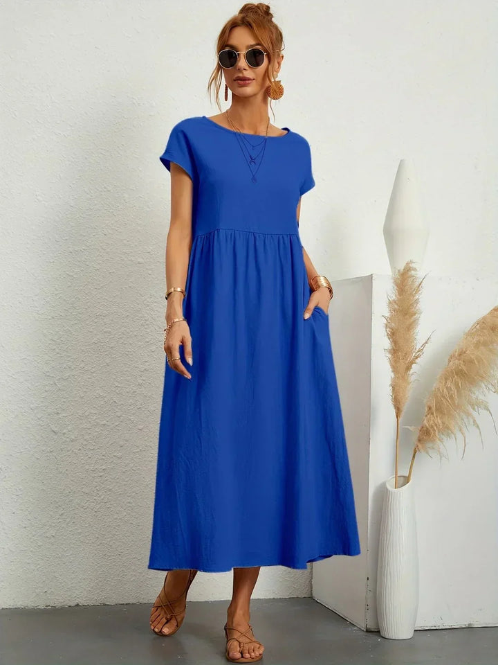 Light Cotton Dress with Pockets
