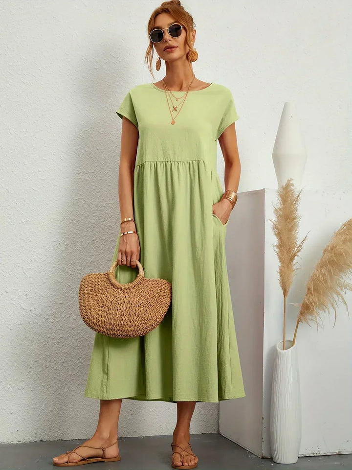 Light Cotton Dress with Pockets
