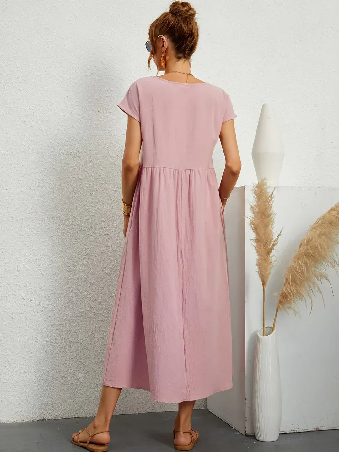 Light Cotton Dress with Pockets