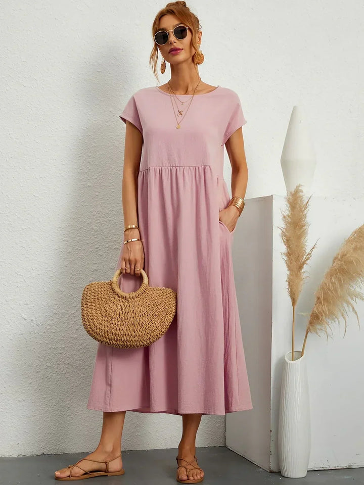 Light Cotton Dress with Pockets