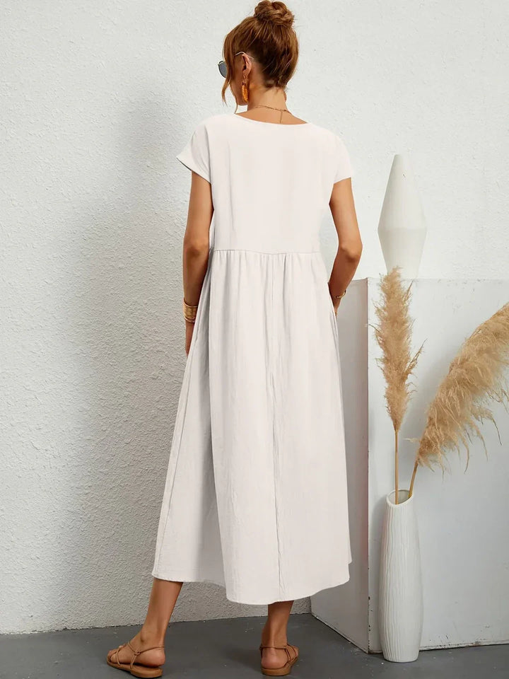 Light Cotton Dress with Pockets