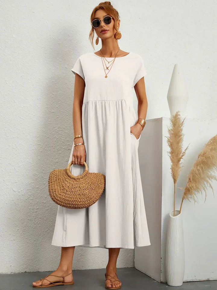 Light Cotton Dress with Pockets