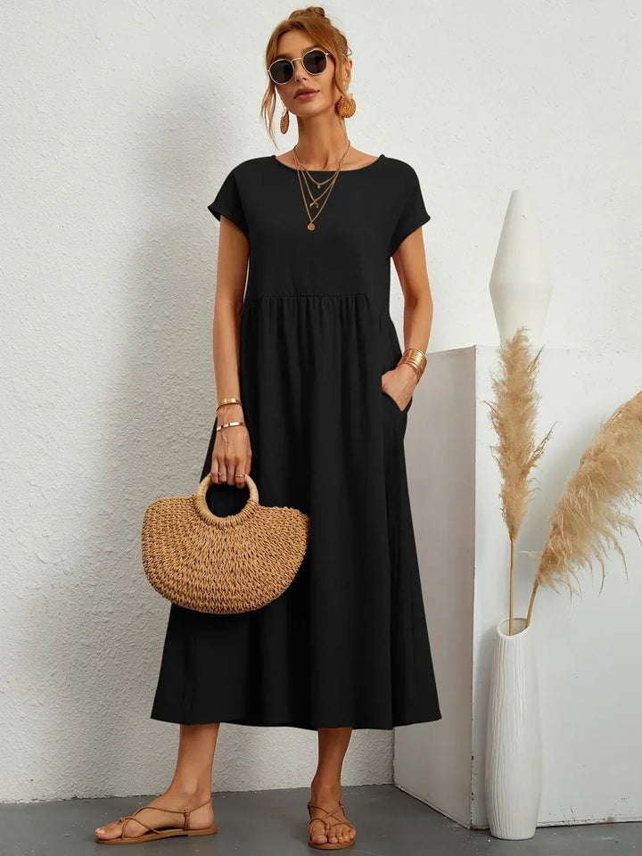 Light Cotton Dress with Pockets