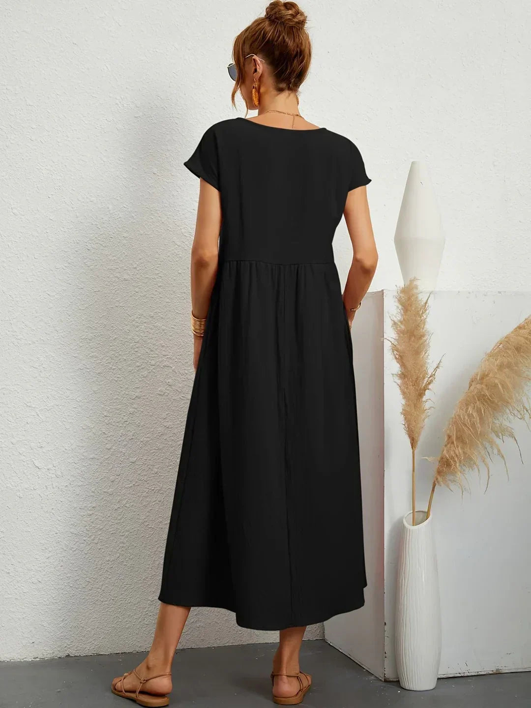 Light Cotton Dress with Pockets