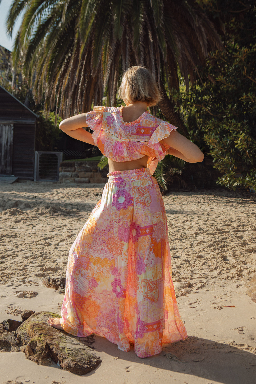 Resort Pant - Papaya