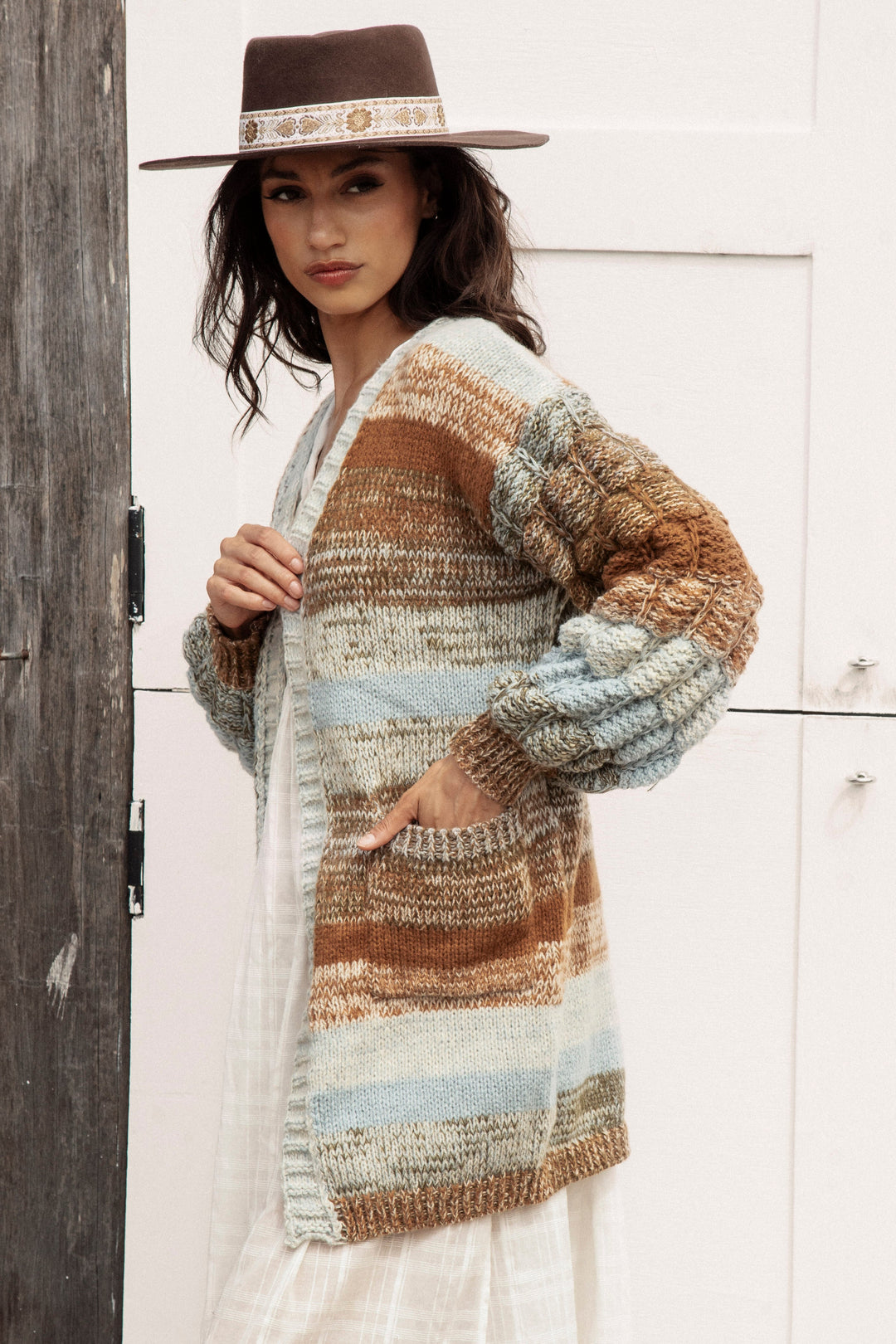 Riverbend Stripe Cardi