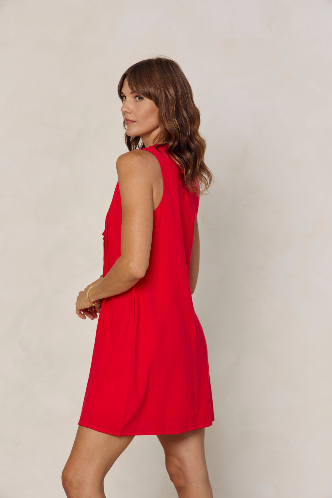 Aurora Mini Dress - Red