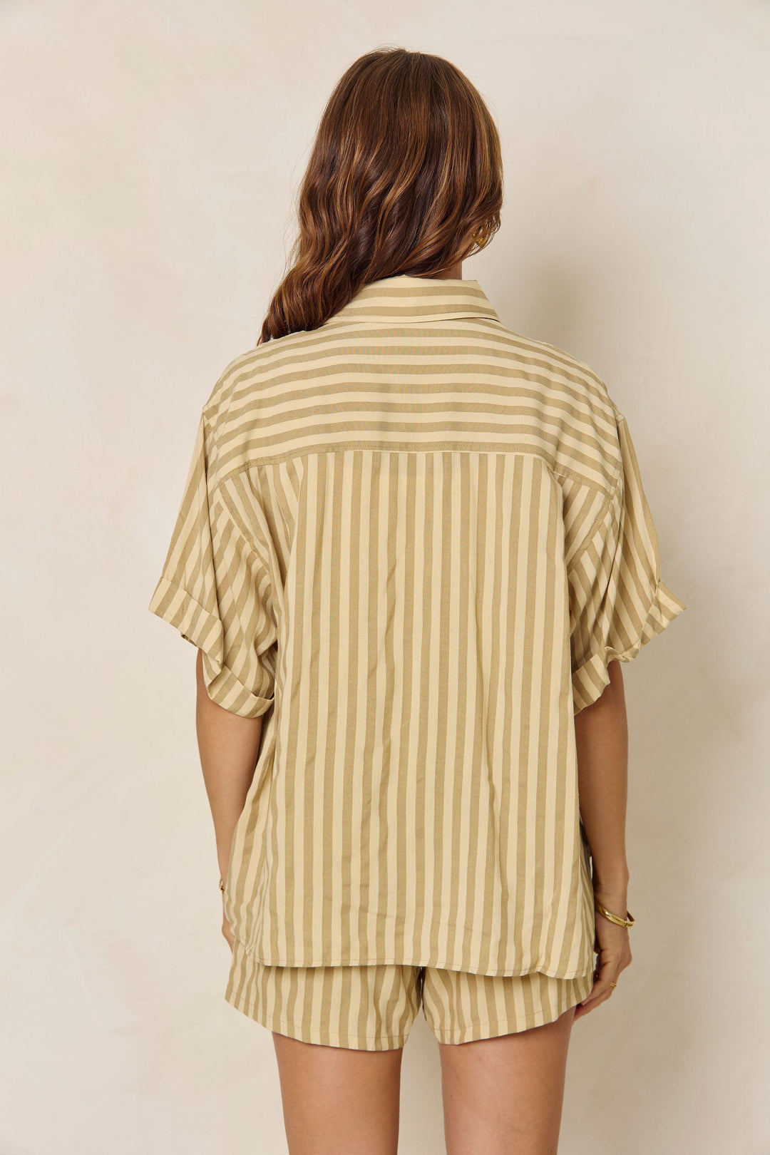 Harper Stripe Shirt - Yellow