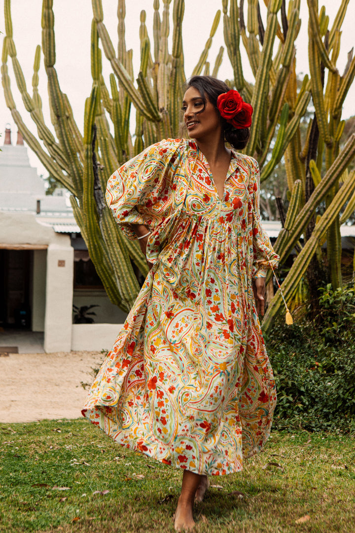 Sofia Midi Dress - Salsa