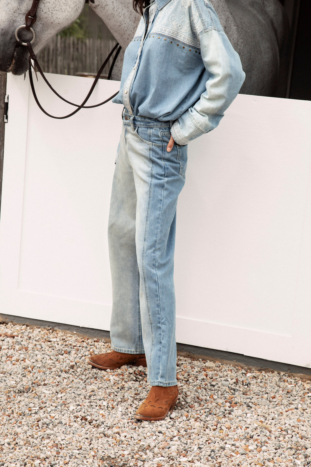 Wild One Two Tone Jean