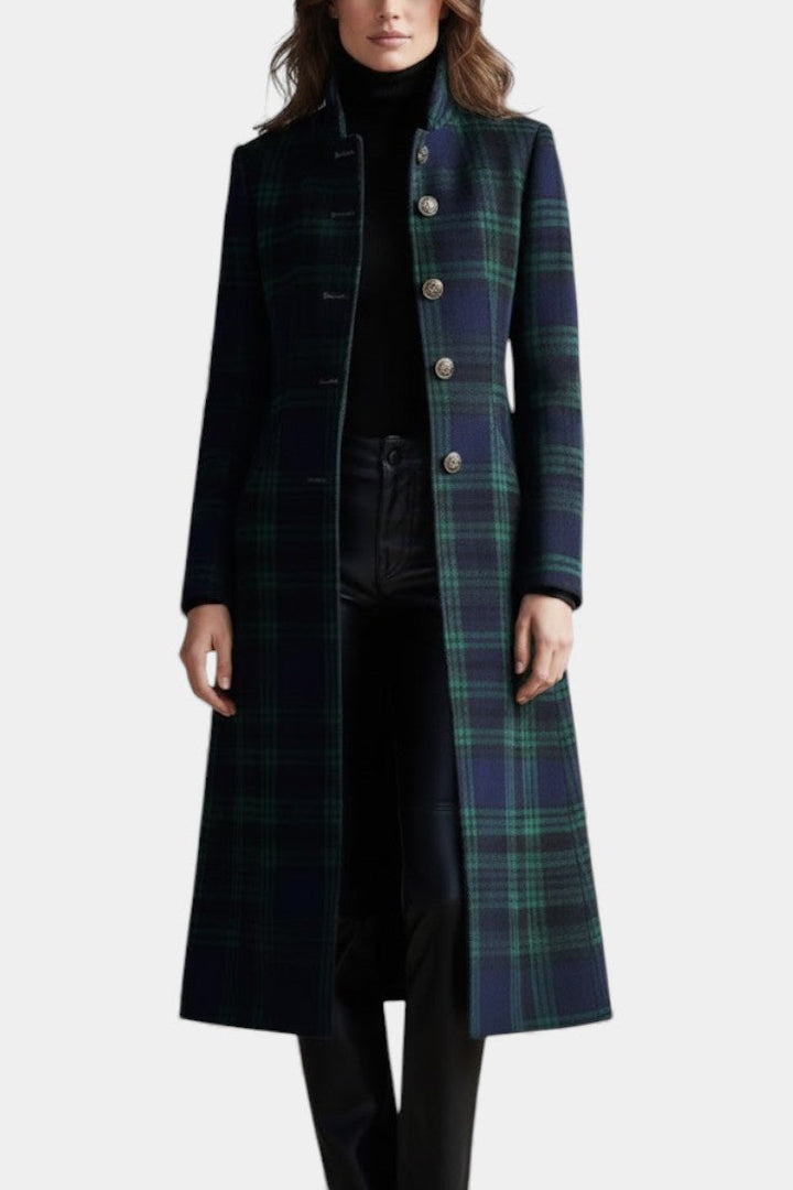 KINGSTONE LONDON | Timeless Plaid Elegant Coat