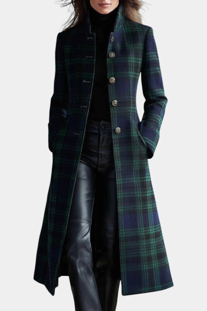 KINGSTONE LONDON | Timeless Plaid Elegant Coat