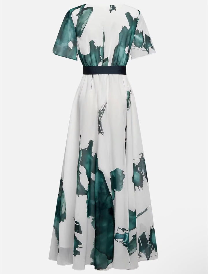 Winonah | Watercolor Maxi Dress
