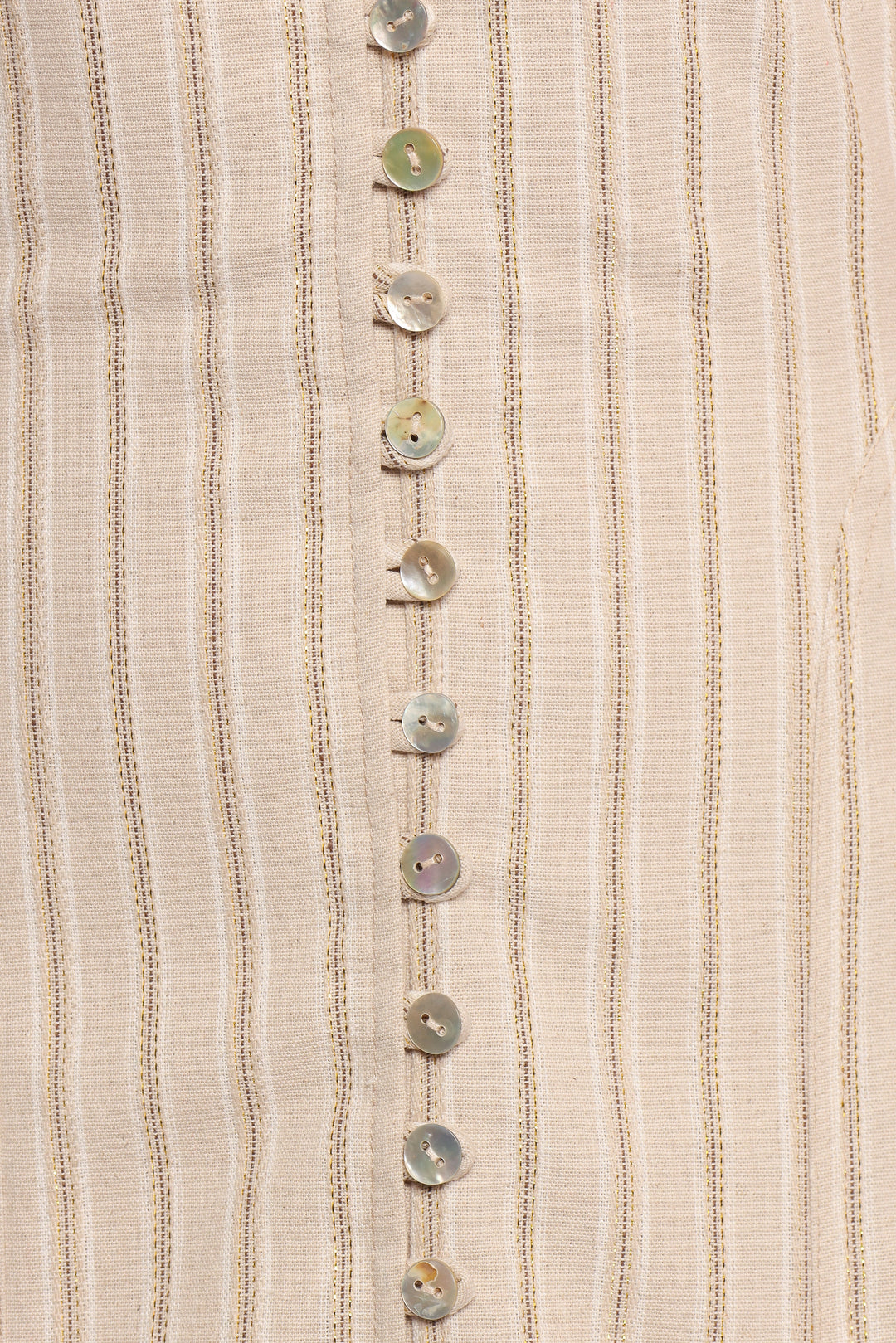 Aisling Midi Dress - Beige Gold