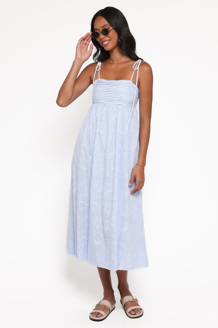 Ashtyn Maxi Dress - Cornflower Blue