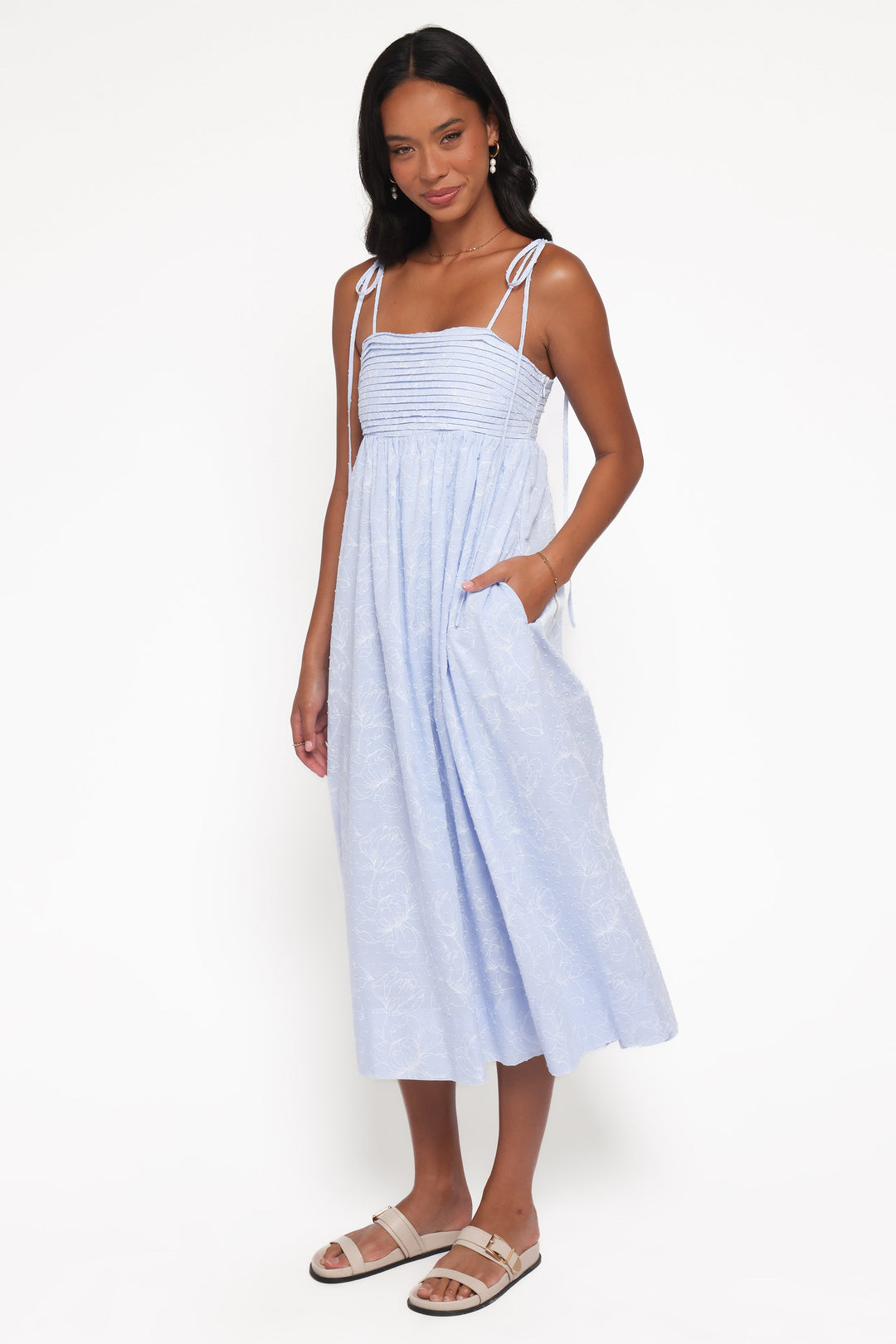 Ashtyn Maxi Dress - Cornflower Blue