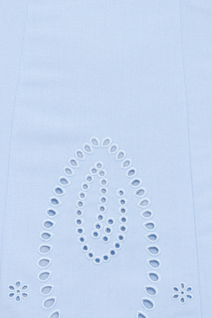 Aston Strapless Mini Dress - Blue
