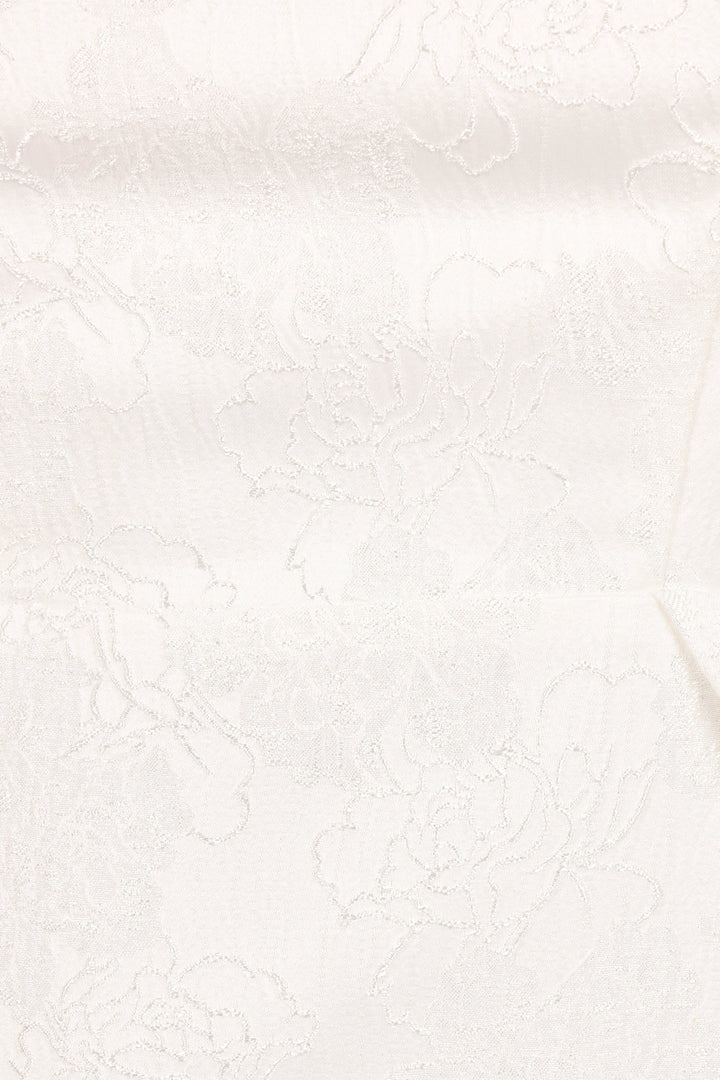 Avah Strapless Midi Dress - White