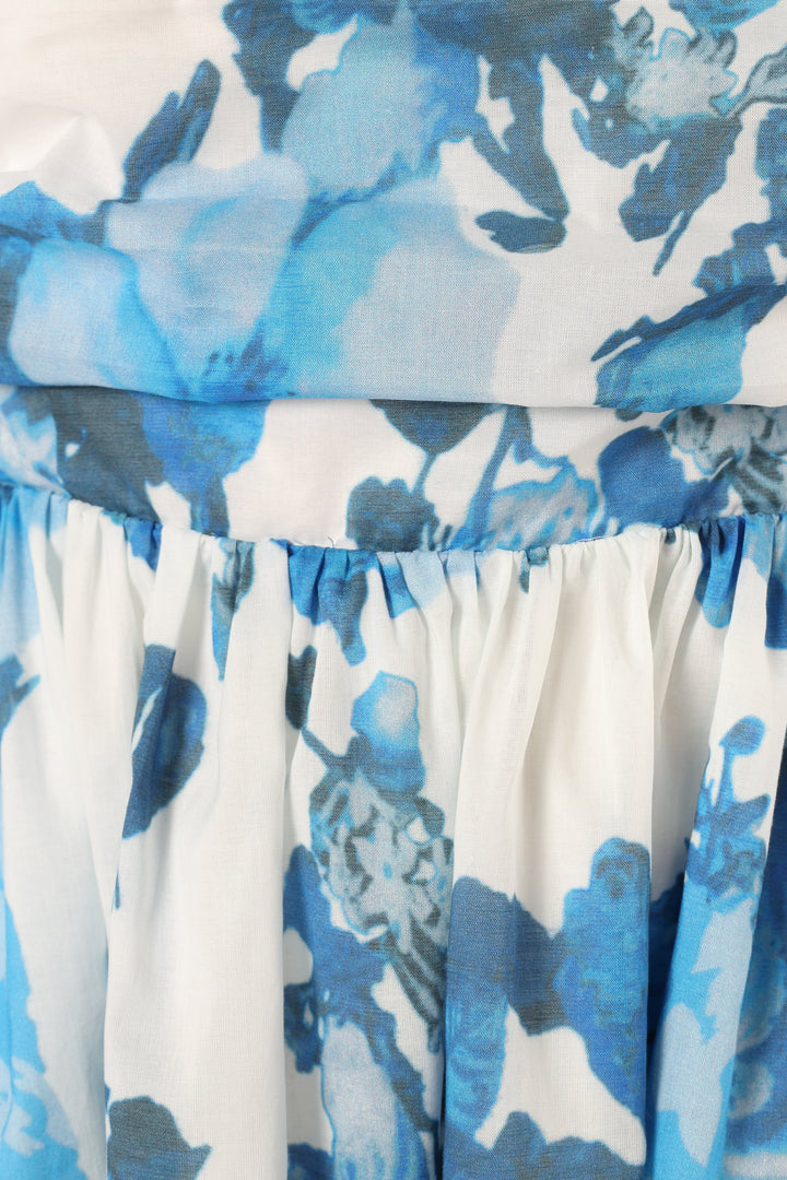 Betsey Mini Dress - Blue Floral