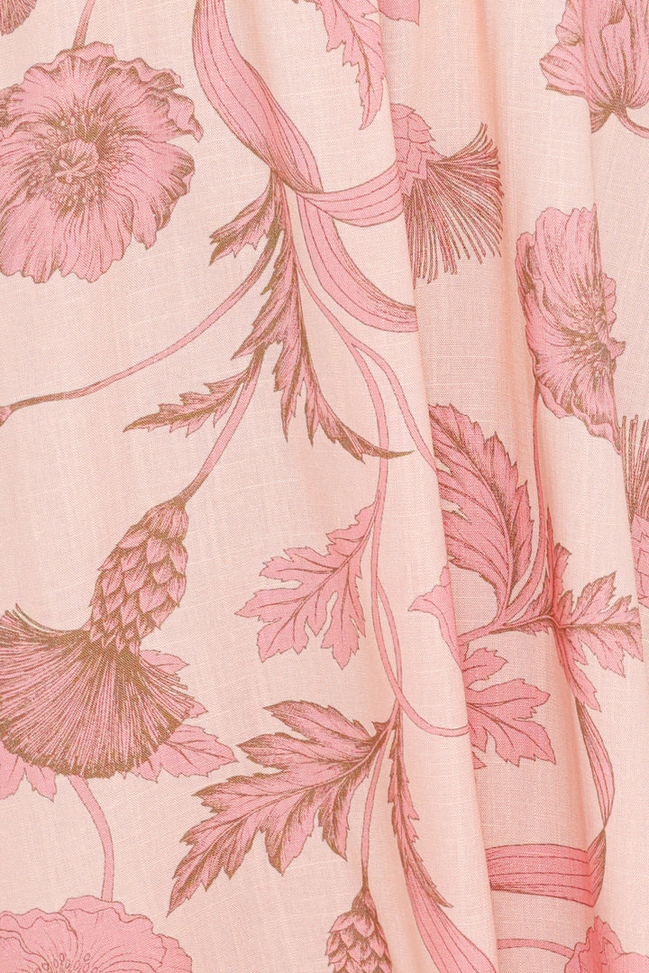 Bowman Maxi Dress - Pink Floral