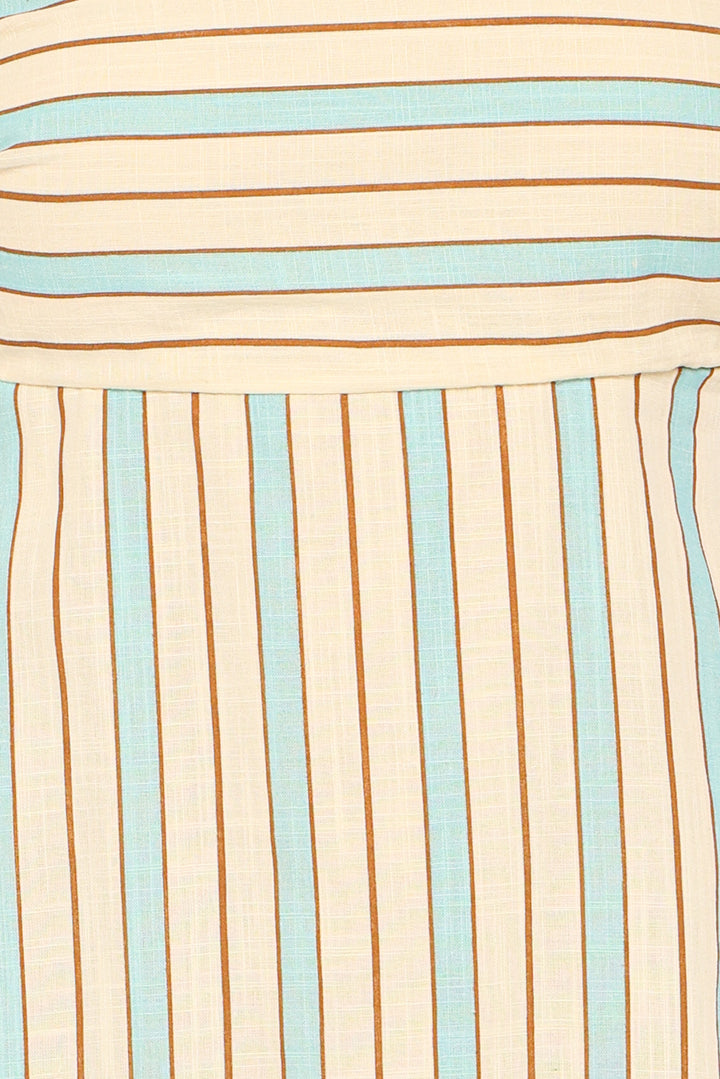 Brea Maxi Dress - Green Stripe